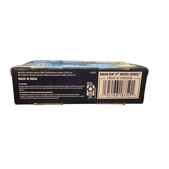 Hasbro Gaming Bop It Twist It Pull It Micro Series Plastic-Free Packaging New! - Picture 6 of 6